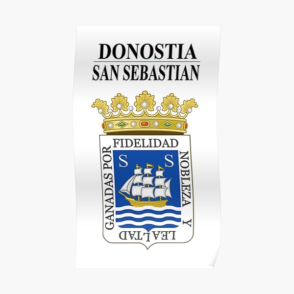 034_1A - DONOSTIA / SAN SEBASTIÁN - ESCUDO DE ARMAS Póster