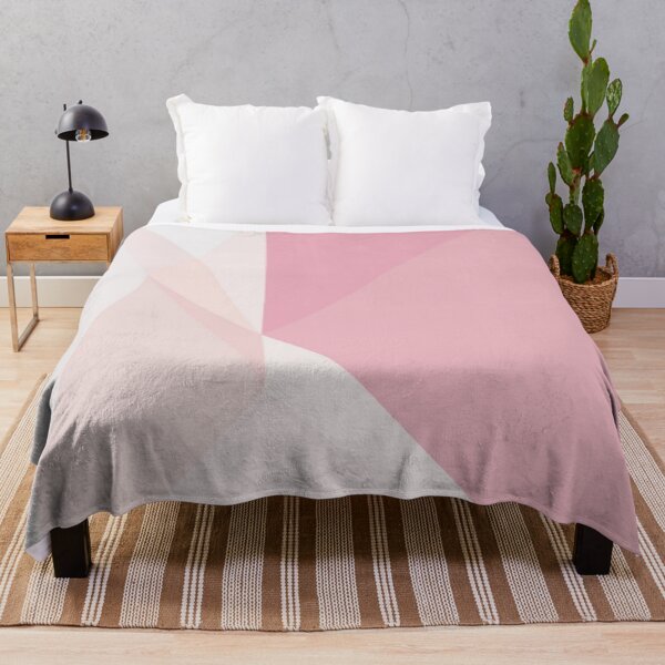 Item preview, Cream pink feminine geometric pattern designed and sold by Joie-et-Poesie.