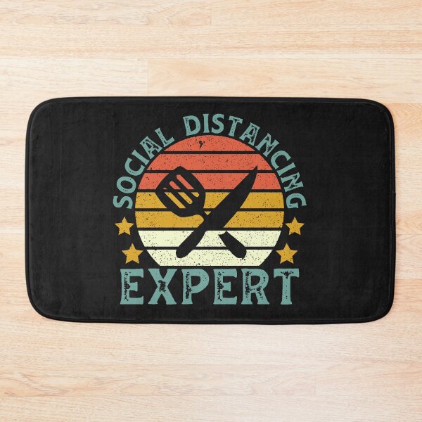 Item preview, Cooking Retro Social Distancing Expert designed and sold by DreamColor.