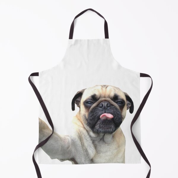 Item preview, Pug Selfie designed and sold by DoodleDashCollective.