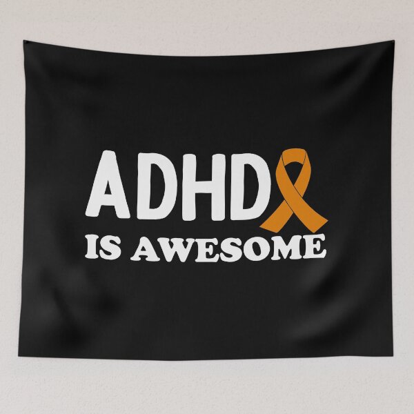 Item preview, Adhd Is Awesome Attention Deficit Hyperactivity Disorder ADHD  designed and sold by 0umStore.