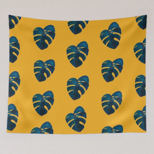Item preview, Monstera  - mustard yellow  designed and sold by Artbylees.