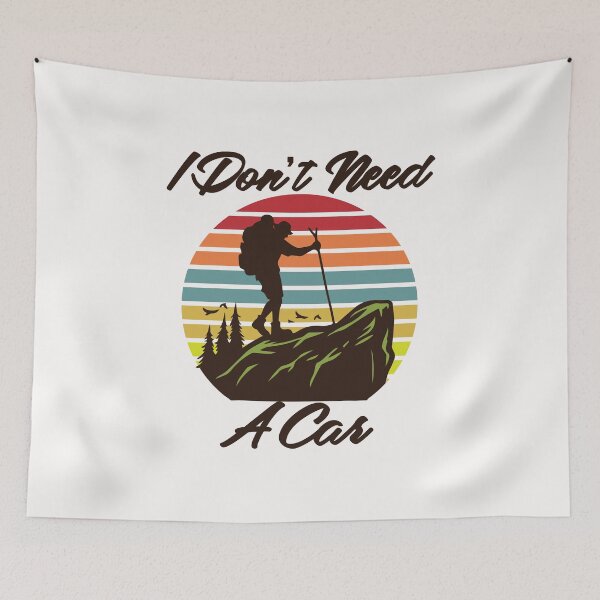 Item preview, Hiking funny saying car free designed and sold by Imutobi.