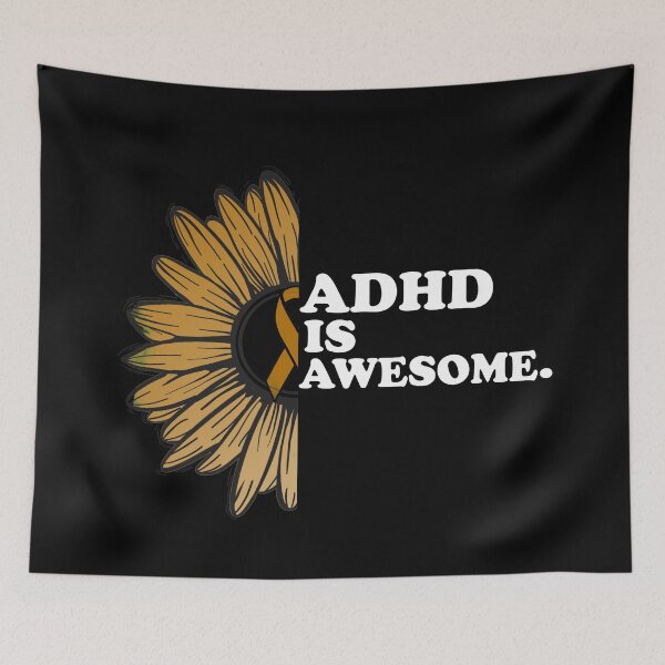 Item preview, Adhd Is Awesome Attention Deficit Hyperactivity Disorder ADHD funny designed and sold by 0umStore.