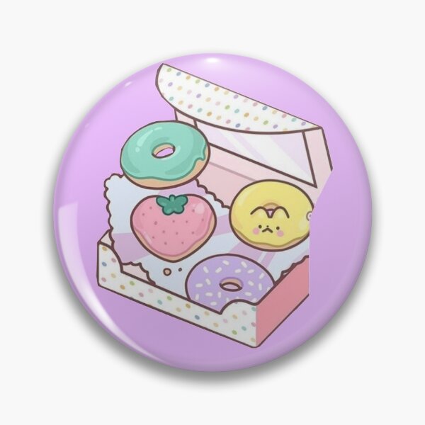 Item preview, Kawaii happy donuts cute food designed and sold by HappyDays-.