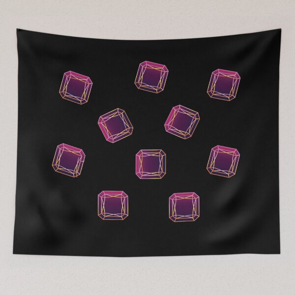 Item preview, Garnet Gem Pattern designed and sold by The British Bunny Hop Shop.
