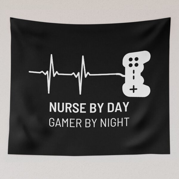 Item preview, Nurse By Day Gamer By Night designed and sold by PseudoEnergy.