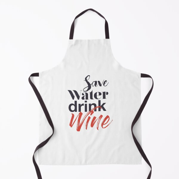 Item preview, Modern, creative, funny saying typographic design of Save Water Drink Wine designed and sold by theendup.