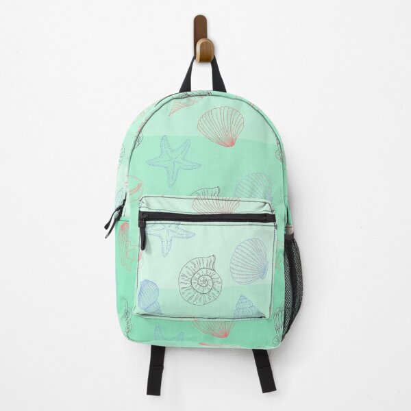 Item preview, Seashells Pattern - Aesthetic Mint green color - Sea life themed cute designed and sold by Sajuade.