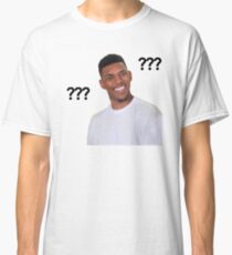 Camiseta clásica Question Mark Guy (Meme) - Transparente