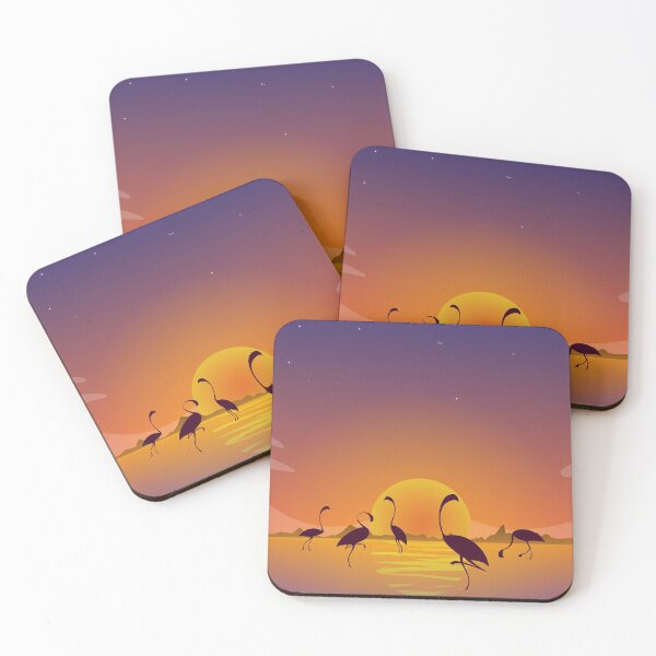 Item preview, Flamingo Sunset Vector Thingy designed and sold by Disbalance.