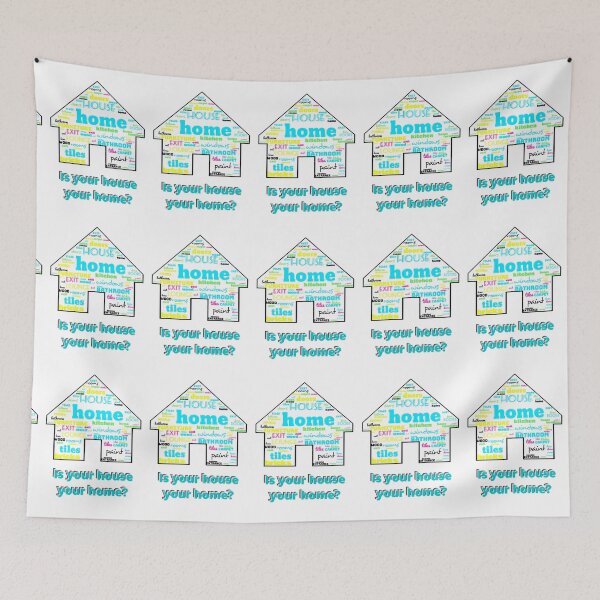 Item preview, House of words. Is your house your home? #3 designed and sold by AnnaBBS.