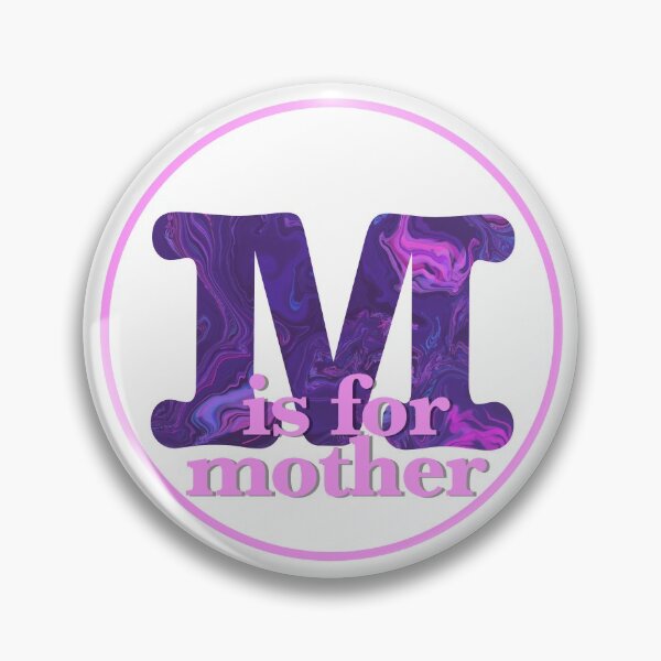 Item preview, Purple letter M is for mother monogram  designed and sold by AMSonArt.