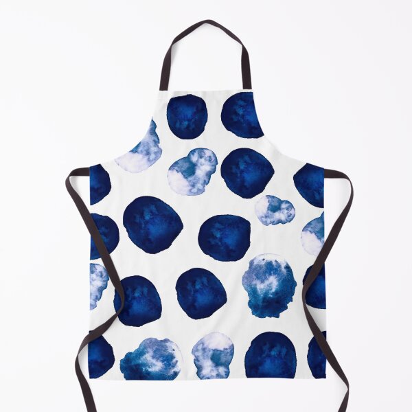 Item preview, Watercolour blue and blush dots - large designed and sold by Artbylees.