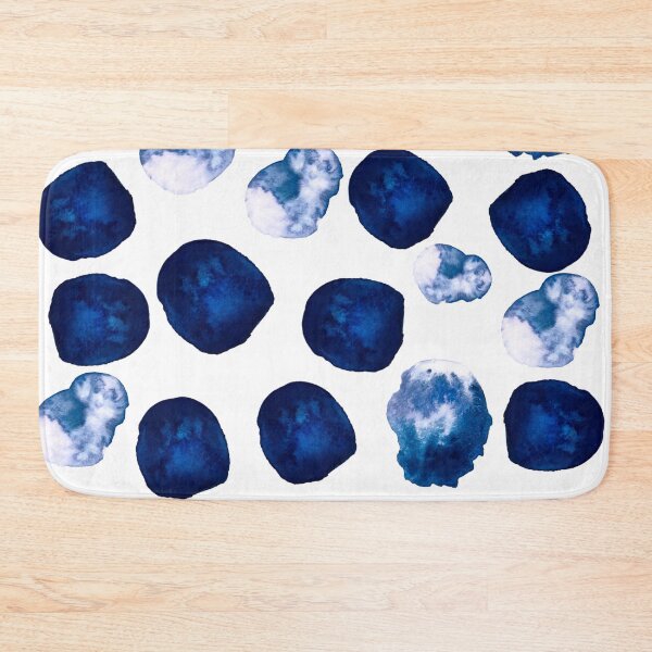 Item preview, Watercolour  blue and blush dots - large designed and sold by Artbylees.