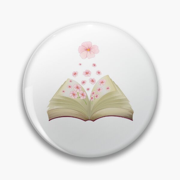 Item preview, flowers growing from book designed and sold by piskwi.