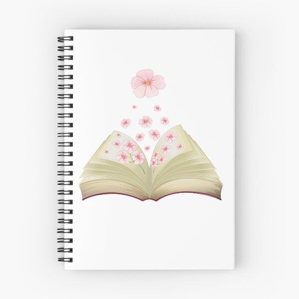 Item preview, flowers growing from book designed and sold by piskwi.