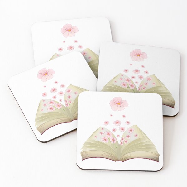 Item preview, flowers growing from book designed and sold by piskwi.