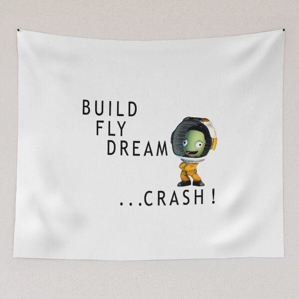Item preview, build fly dream crash ,Kerbals , Kerbal space program  designed and sold by Mekoooo.