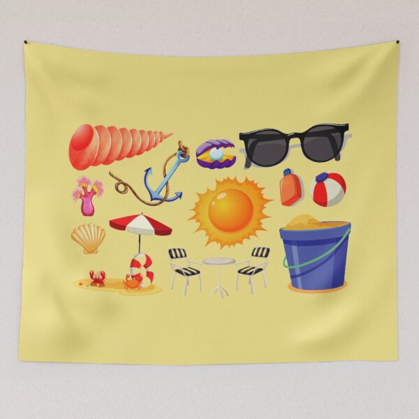 Item preview, Welcome summer stickers pack  designed and sold by Wahbastore.