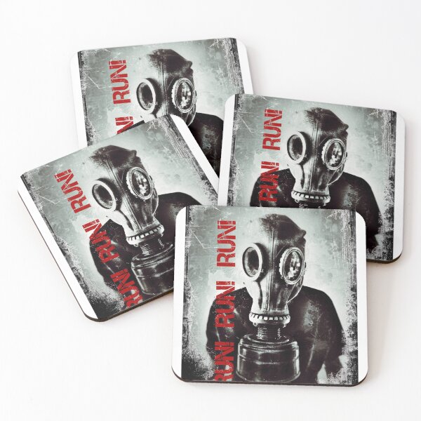 Item preview, Gas mask military style with grunge effects designed and sold by Kazoko.