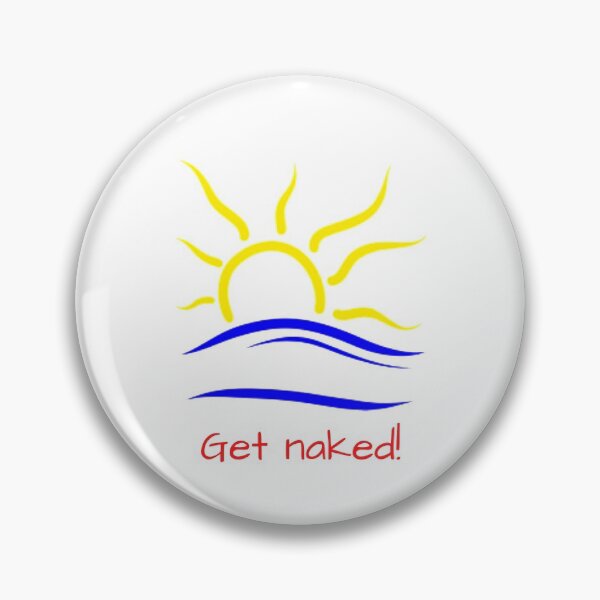 Item preview, Naturist Symbol - Get naked! - large designed and sold by SunCoastTees.