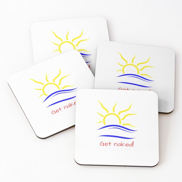 Artikelvorschau, Naturist Symbol - Nackt werden! - groß entworfen und verkauft von SunCoastTees.