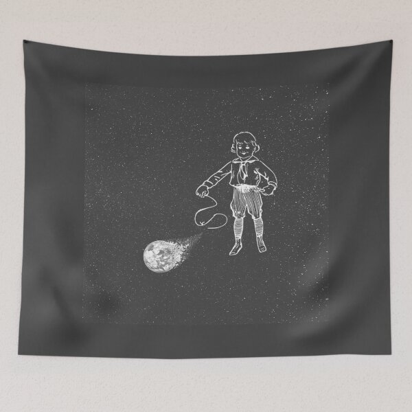Item preview, Kid Spinning Earth Monotone designed and sold by MinimalSketches.