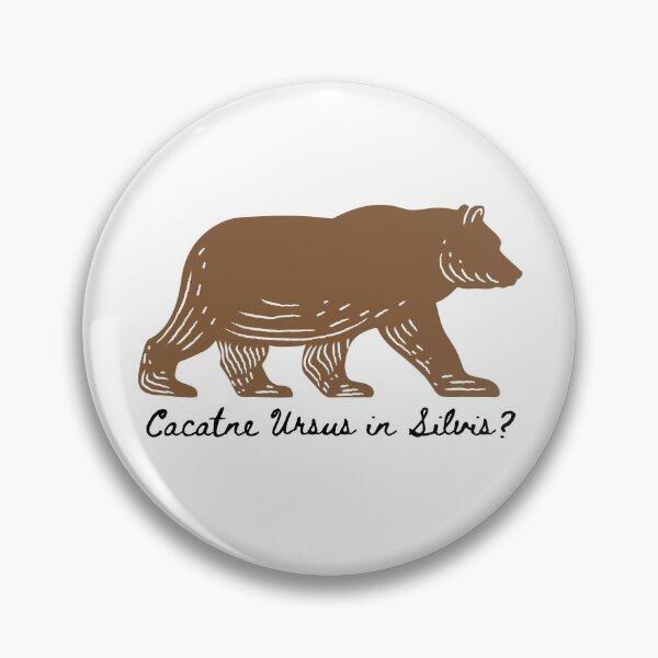 Item preview, Hace caca de oso en el bosque (latín) designed and sold by Shipoftheseus.