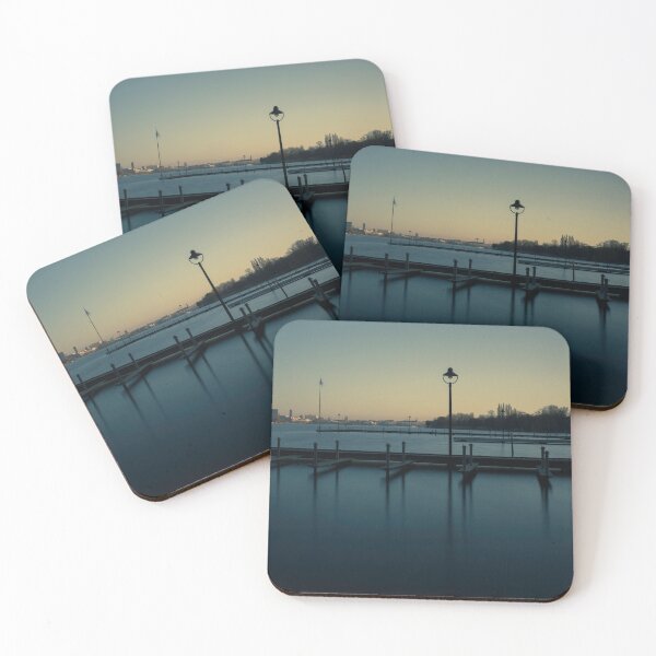 Item preview, sunset over Hamburg Alster lake designed and sold by Harry Haywood.