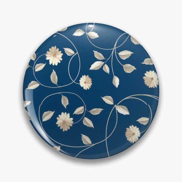 Item preview, Silver flowers pattern designed and sold by BorneowithLove.