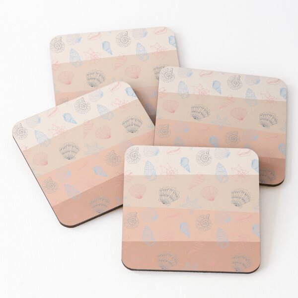 Item preview, Seashells Pattern - Boho chic earthy neutral colors - Sea life themed Cute designed and sold by Sajuade.