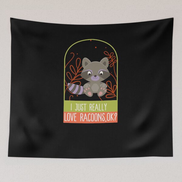 Item preview, I Love Racoons designed and sold by Dubbra.