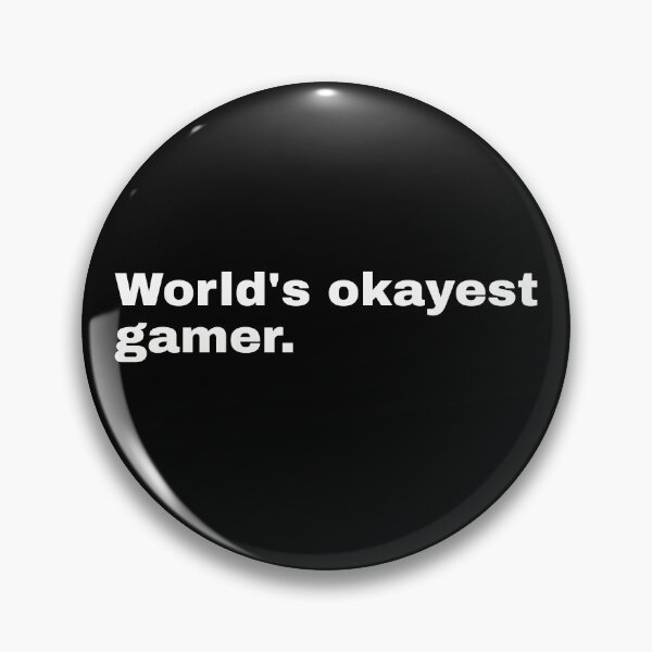 Artikelvorschau, World's okayest gamer. Für Anfänger Spieler und alle, die Videogames und ihre Spielekonsole lieben entworfen und verkauft von Text-N-Typo.