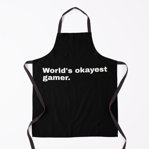 Artikelvorschau, World's okayest gamer. Für Anfänger Spieler und alle, die Videogames und ihre Spielekonsole lieben entworfen und verkauft von Text-N-Typo.