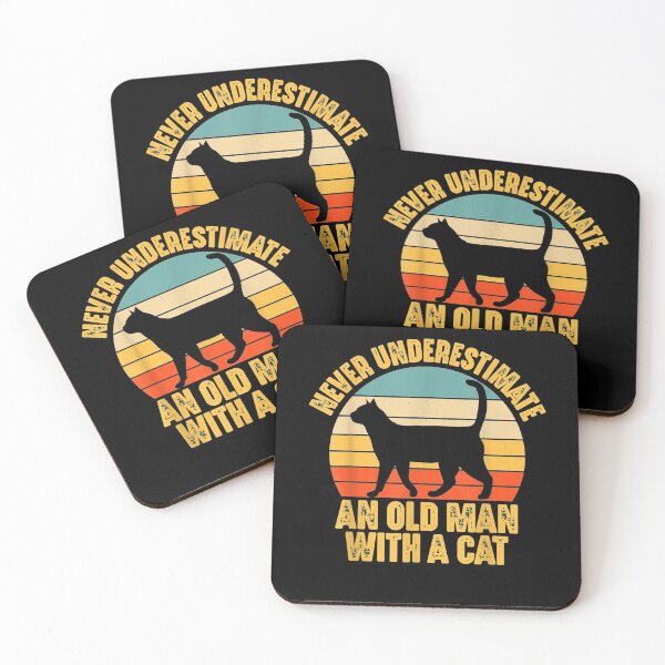 Item preview, Never Underestimate An Old Man With A Cat Lover Funny Gift  designed and sold by charissamo77.
