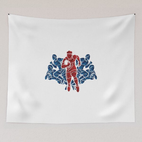 Item preview, Rugby Minimalist Art Design designed and sold by Salukeart.