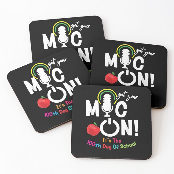 Item preview, Get Your Mic On It's The 100th Day Of School 100 Days  designed and sold by charissamo77.