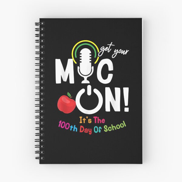 Item preview, Get Your Mic On It's The 100th Day Of School 100 Days  designed and sold by charissamo77.
