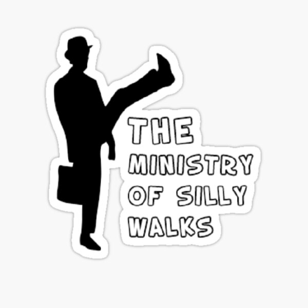 Monty Python Decal Car Laptop Vinyl Sticker Ministry of Silly Walks