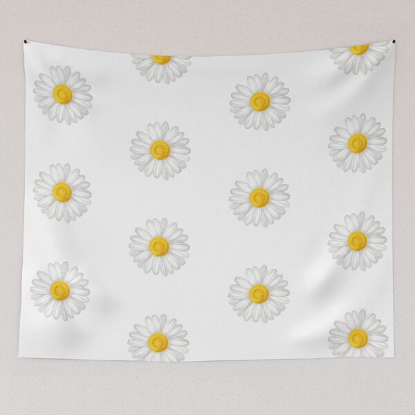 Item preview, Beautiful floral of white daisy flowers designed and sold by framefemme.