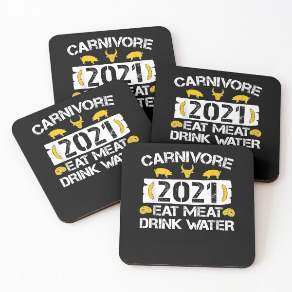 Artikelvorschau, Fleischfresser 2021 Fleisch essen Wasser trinken entworfen und verkauft von charissamo77.