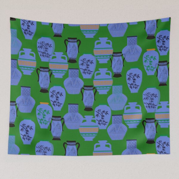 Item preview, Blue and Green Porcelain  designed and sold by aboniteblanc.