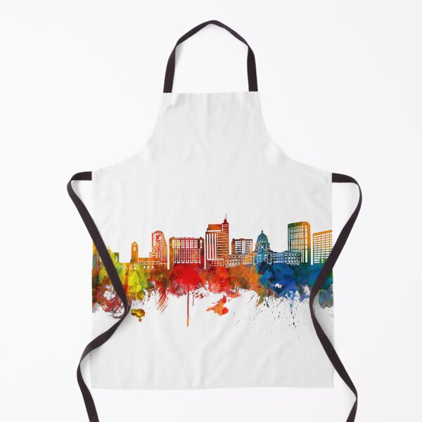 Item preview, boise skyline watercolor designed and sold by BekimART2.