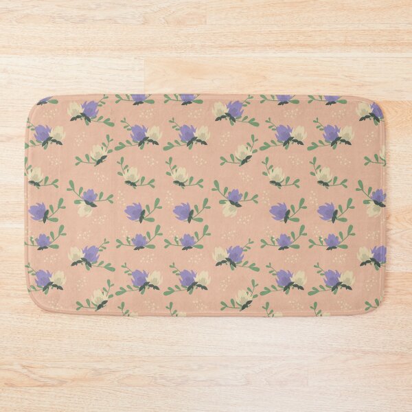 Item preview, Peachy Blueish Flower designed and sold by Wabi-sabishop.