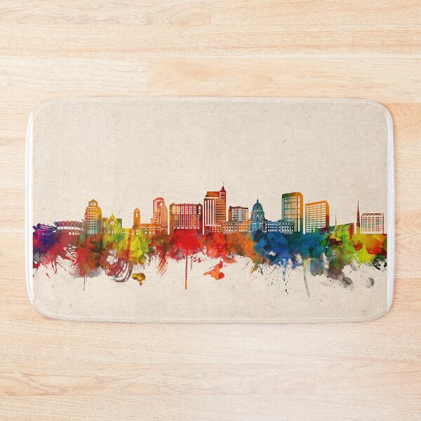 Item preview, boise skyline watercolor 2 designed and sold by BekimART2.