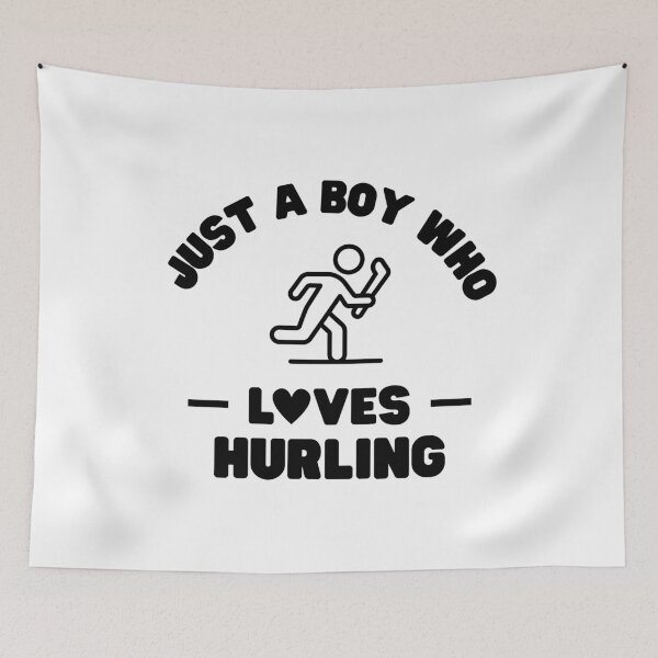 Item preview, Just a boy who loves hurling designed and sold by TheGreenGoat.
