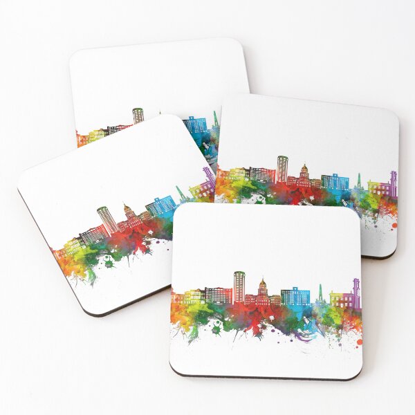 Item preview, springfield skyline watercolor designed and sold by BekimART2.