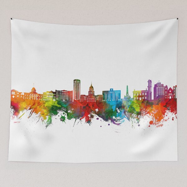 Artikelvorschau, Springfield Skyline Aquarell entworfen und verkauft von BekimART2.