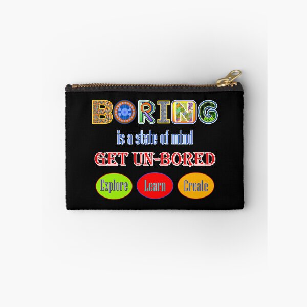 Item preview, Boring? Get Un-Bored designed and sold by artfulnotebook.